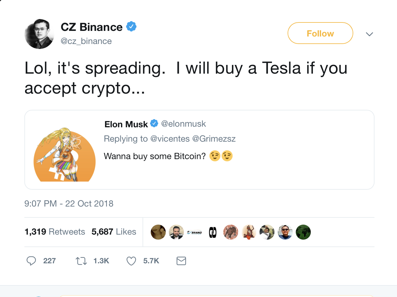 elon musk buy bitcoin tweet