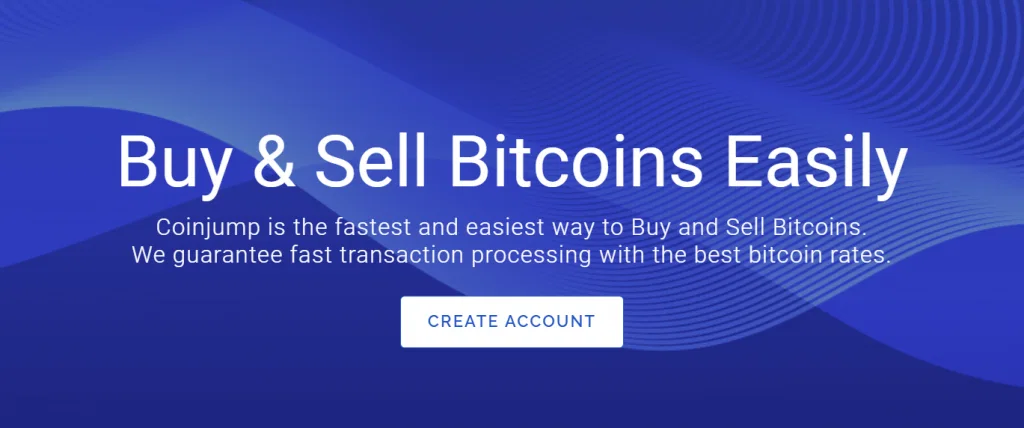 CoinJump exchange platform