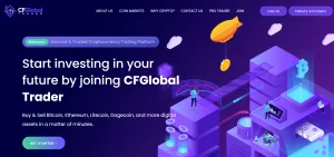 trade crypto with CFGlobal Trader platform