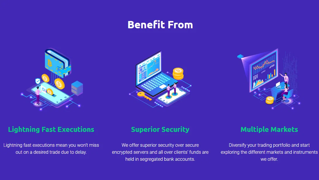 Royal Crypto Bank features