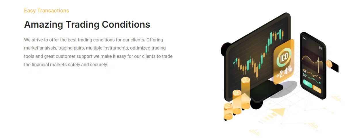 amazing conditions with Invest Ecapitals