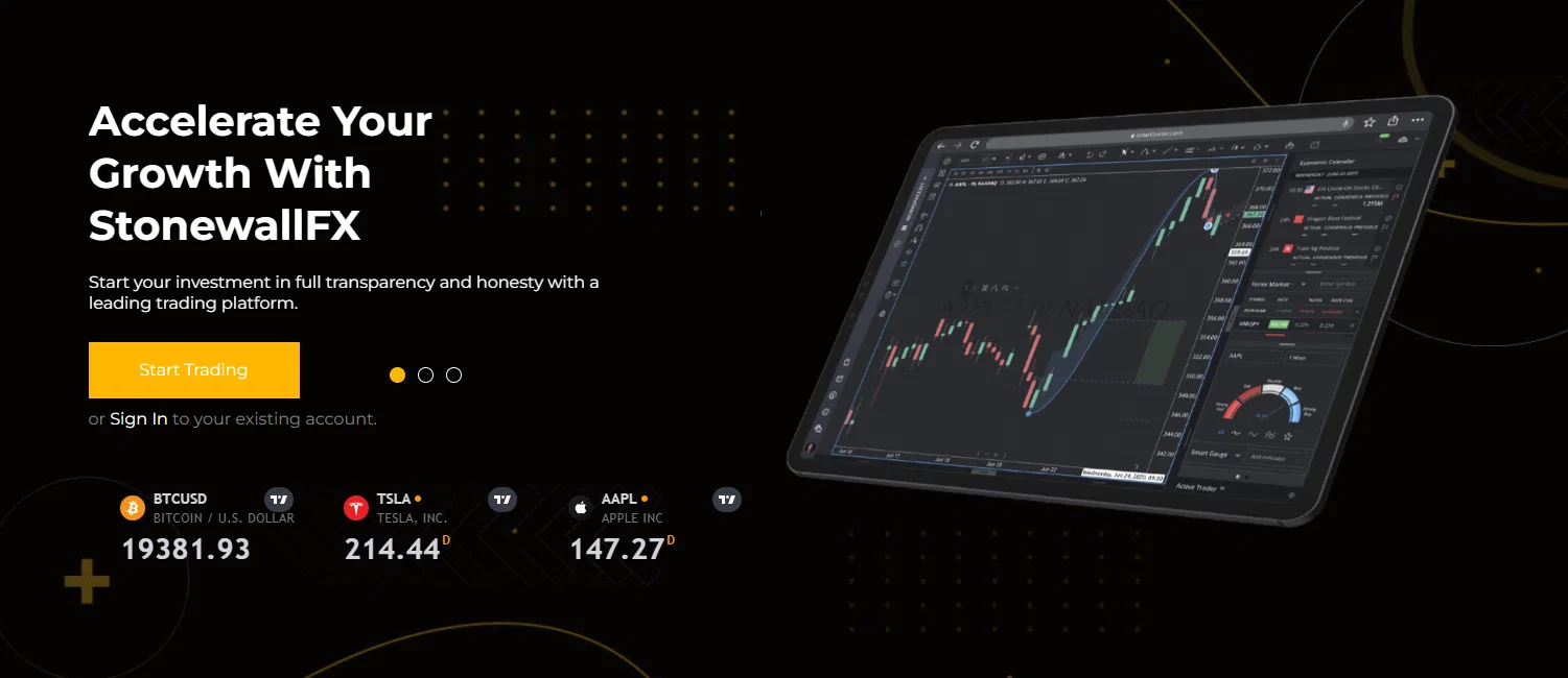trade online with StonewallFX