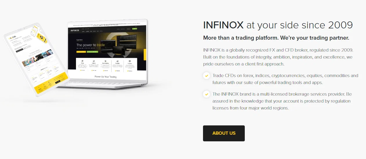  INFINOX online trading brand