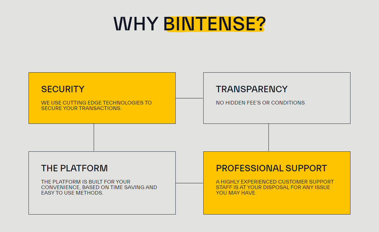 reasons to choose Bintense