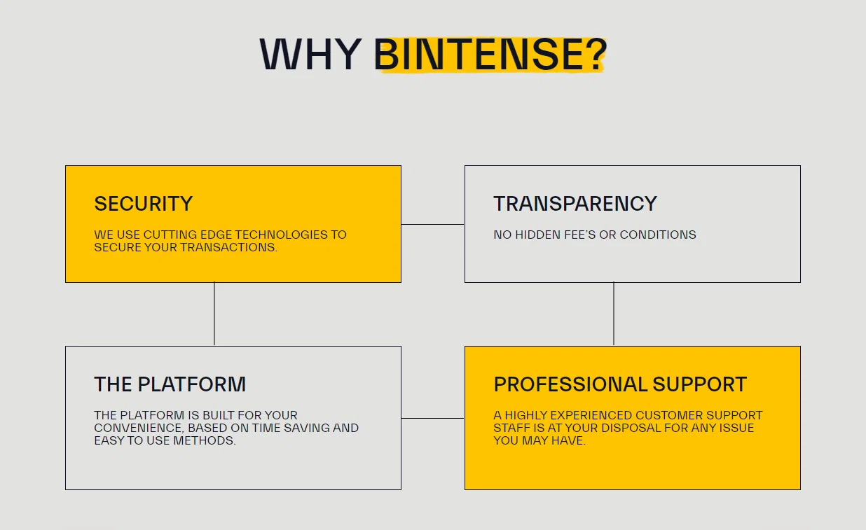 reasons to choose Bintense