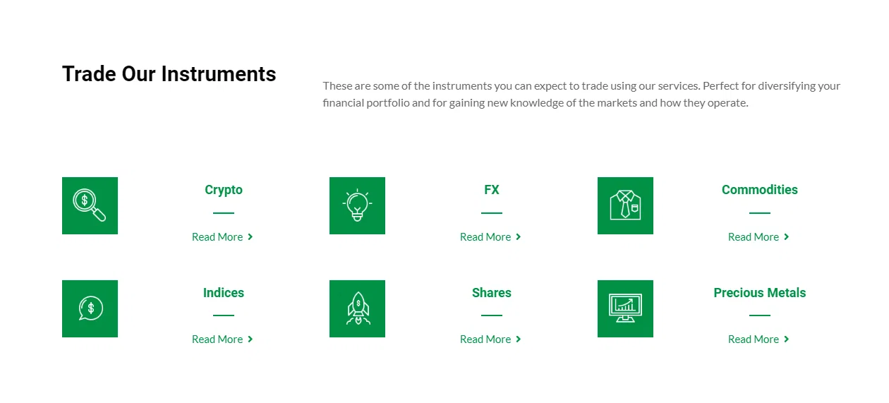 crypto trading with Universy Invest