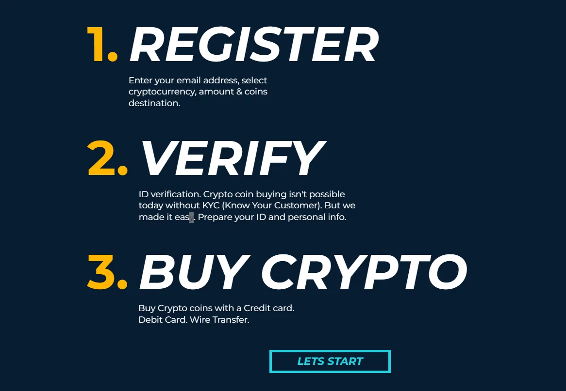 registering with Voltcoins