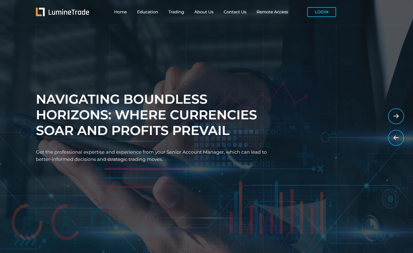 LumineTrade trading benefits 