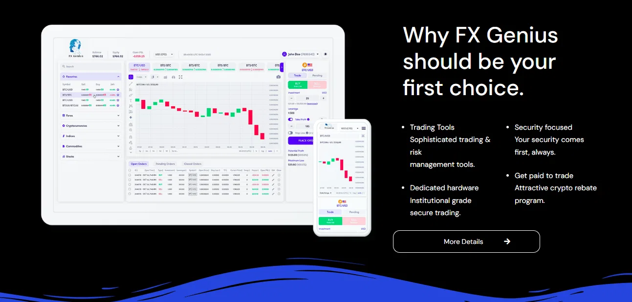 FXGenius trading platform