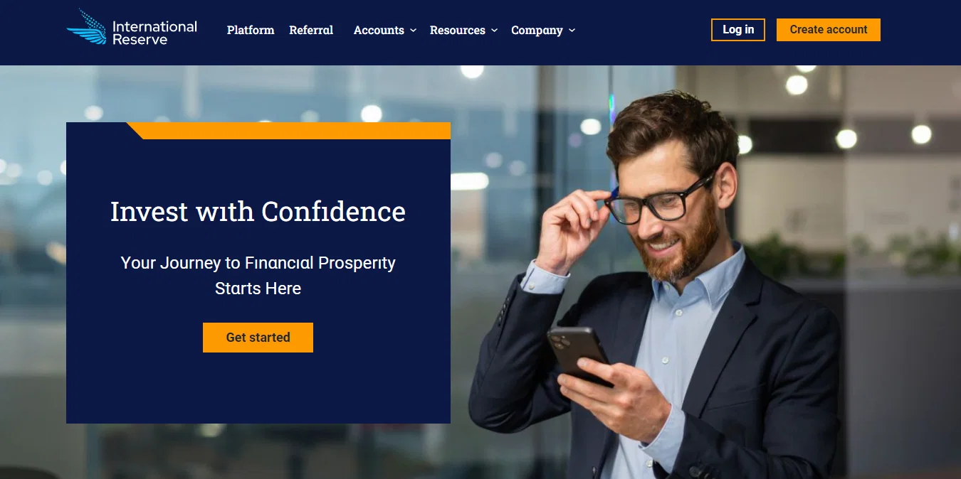 International Reserve online trading brand