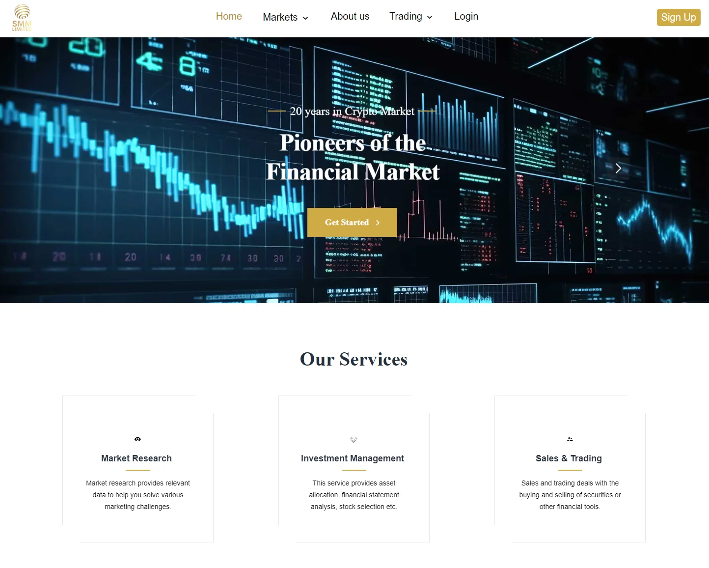 online trading with SMM Limited