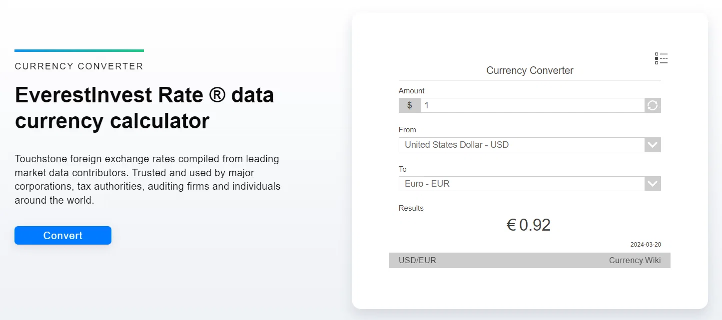 Currency converter