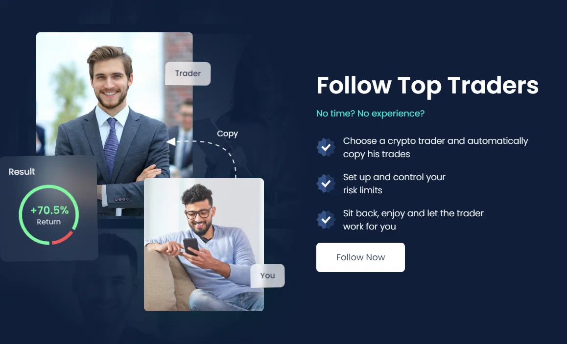 Millionero copy trading service