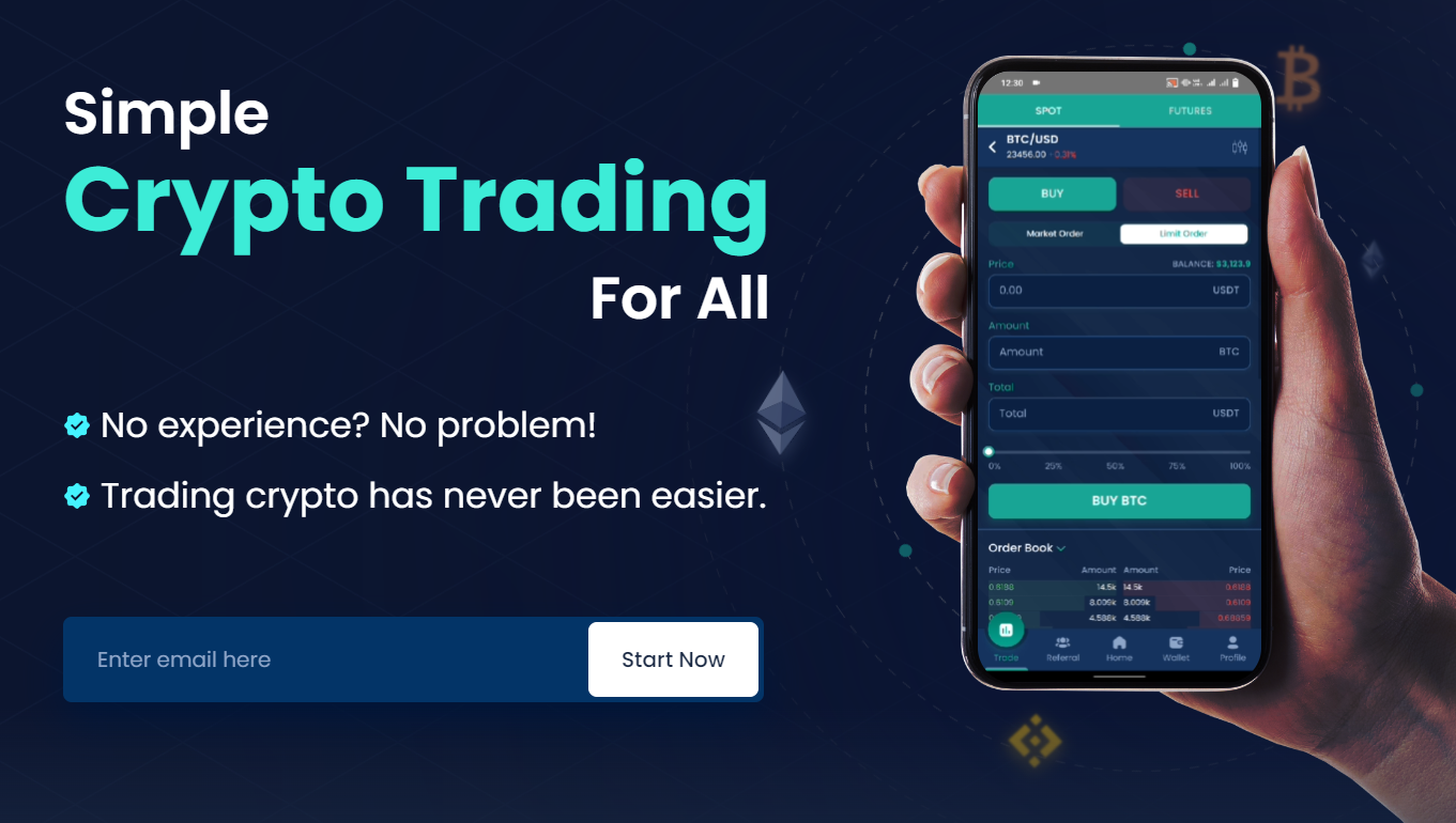 trading crypto with Millionero