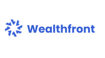 Official Wealth Fronts logo in white on dark background